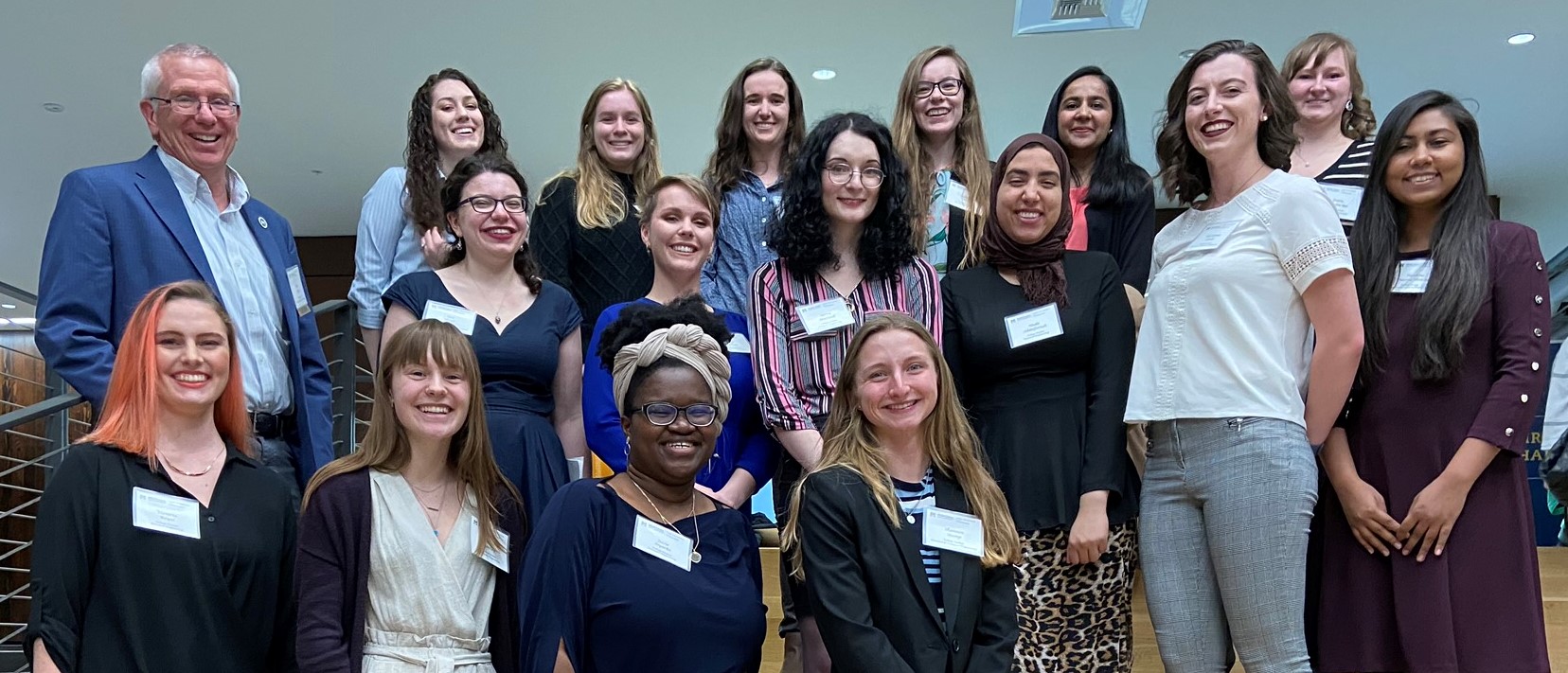 students at the WIE dinner, 2020